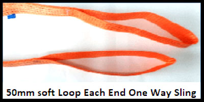 50 Mm Soft Loop Each End One Way Slings